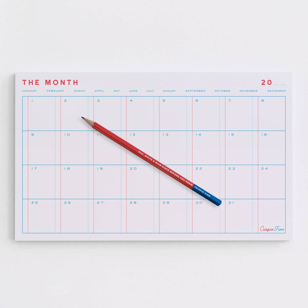 Crispin Finn - The Month Desk Pad - Wms&Co.