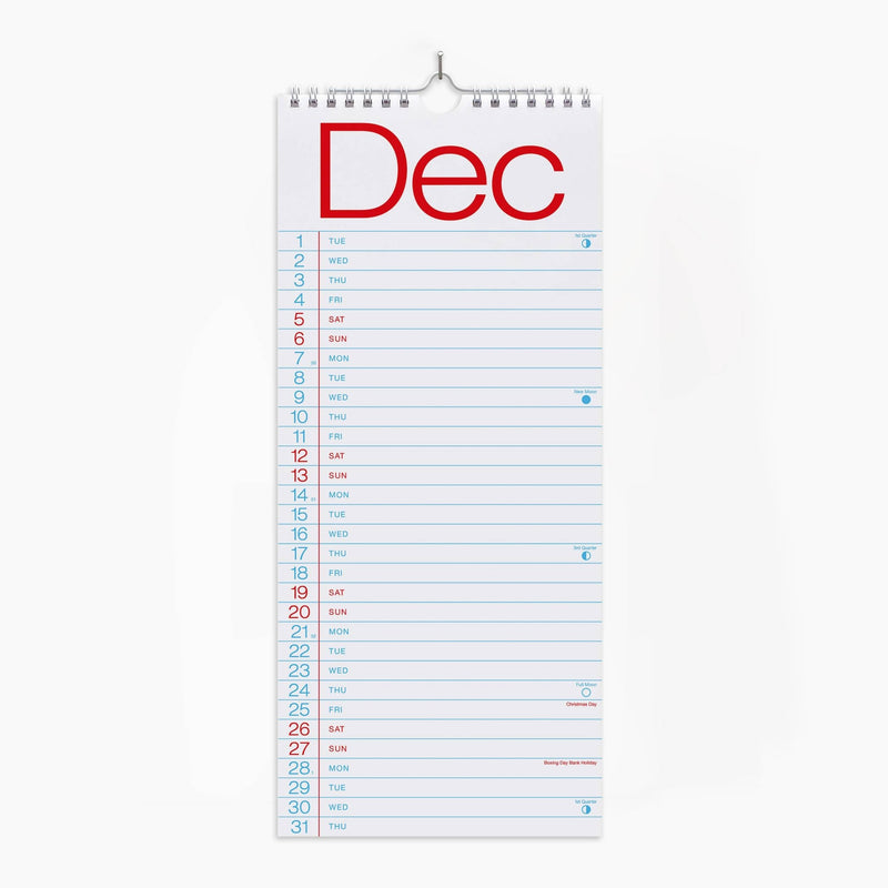 2026 Slim Wall Calendar - Wms&Co.