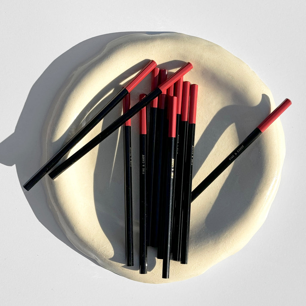 Portuguese Pencils Red Black