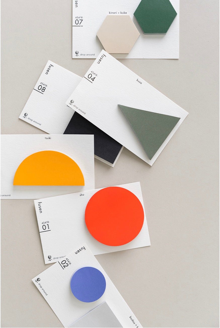 Classiky Drop Around Fusen Geometric Sticky Notes – Wms&Co.