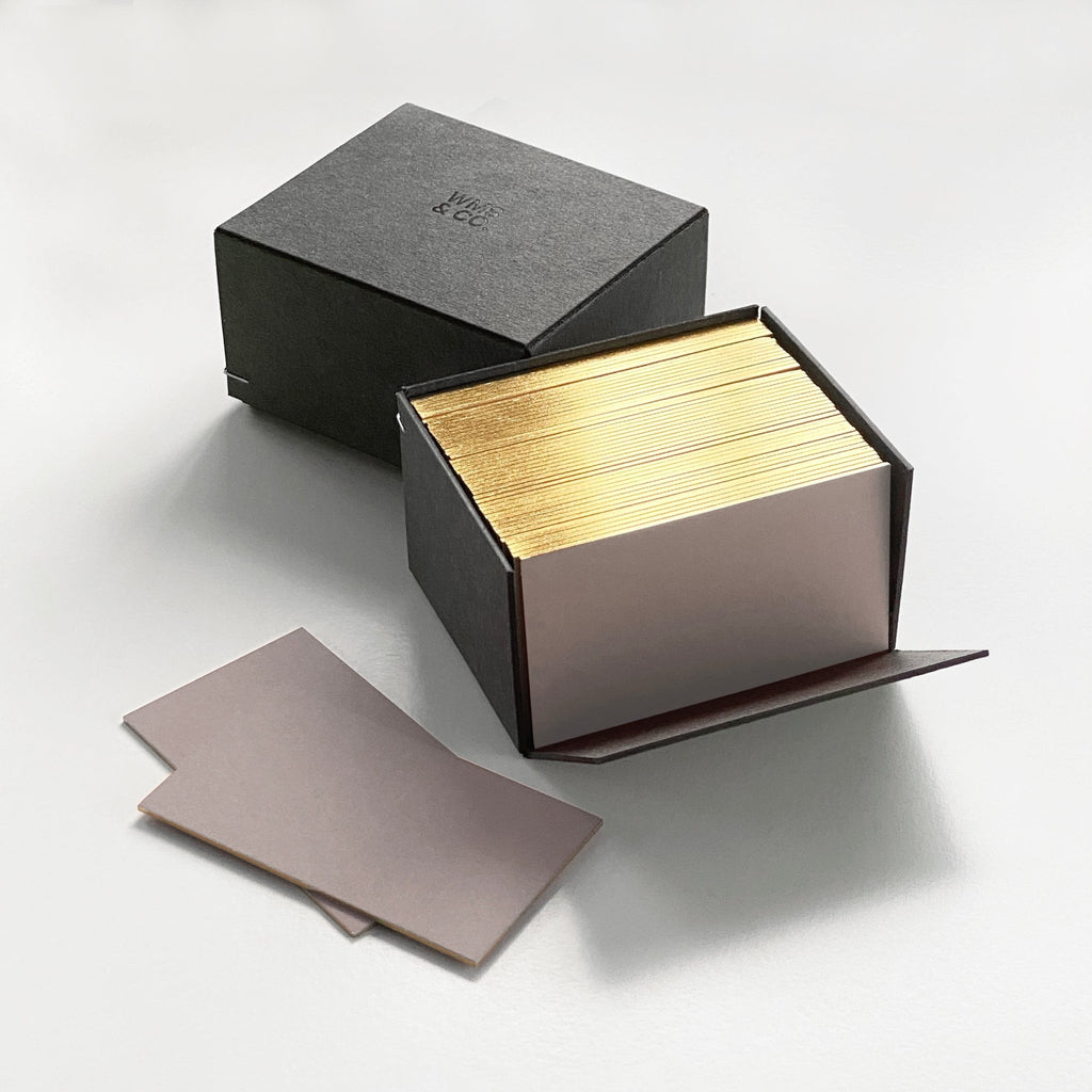 Greige Small Cards edging