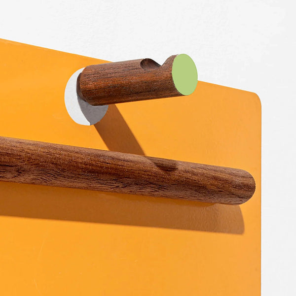 Magnetic Wall Clipboard: Orange/Green - Wms&Co.