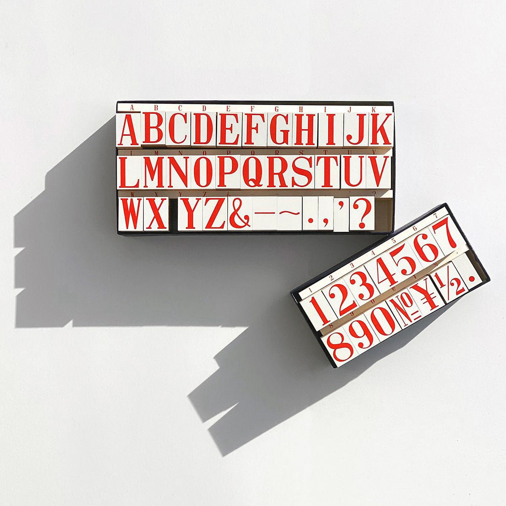 Shachihata Patterned Rubber Stamp, Linkable Alphabet Set, Gra-5M