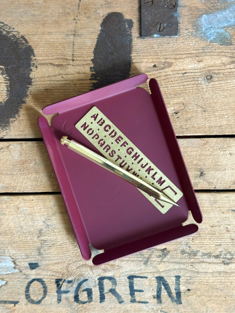 Brass Alphabet Template Bookmark - Wms&Co.