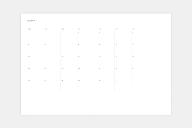 2026 Klasyk Hardcover Planner: Midnight - Wms&Co.