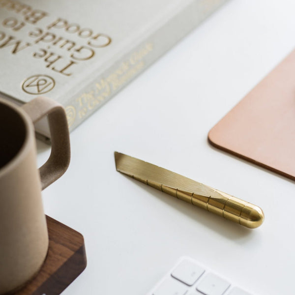 Desk Knife: Brass - Wms&Co.