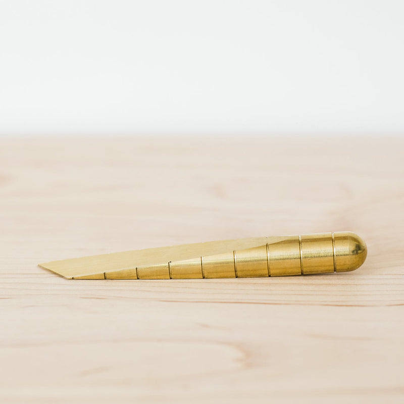 Desk Knife: Brass - Wms&Co.