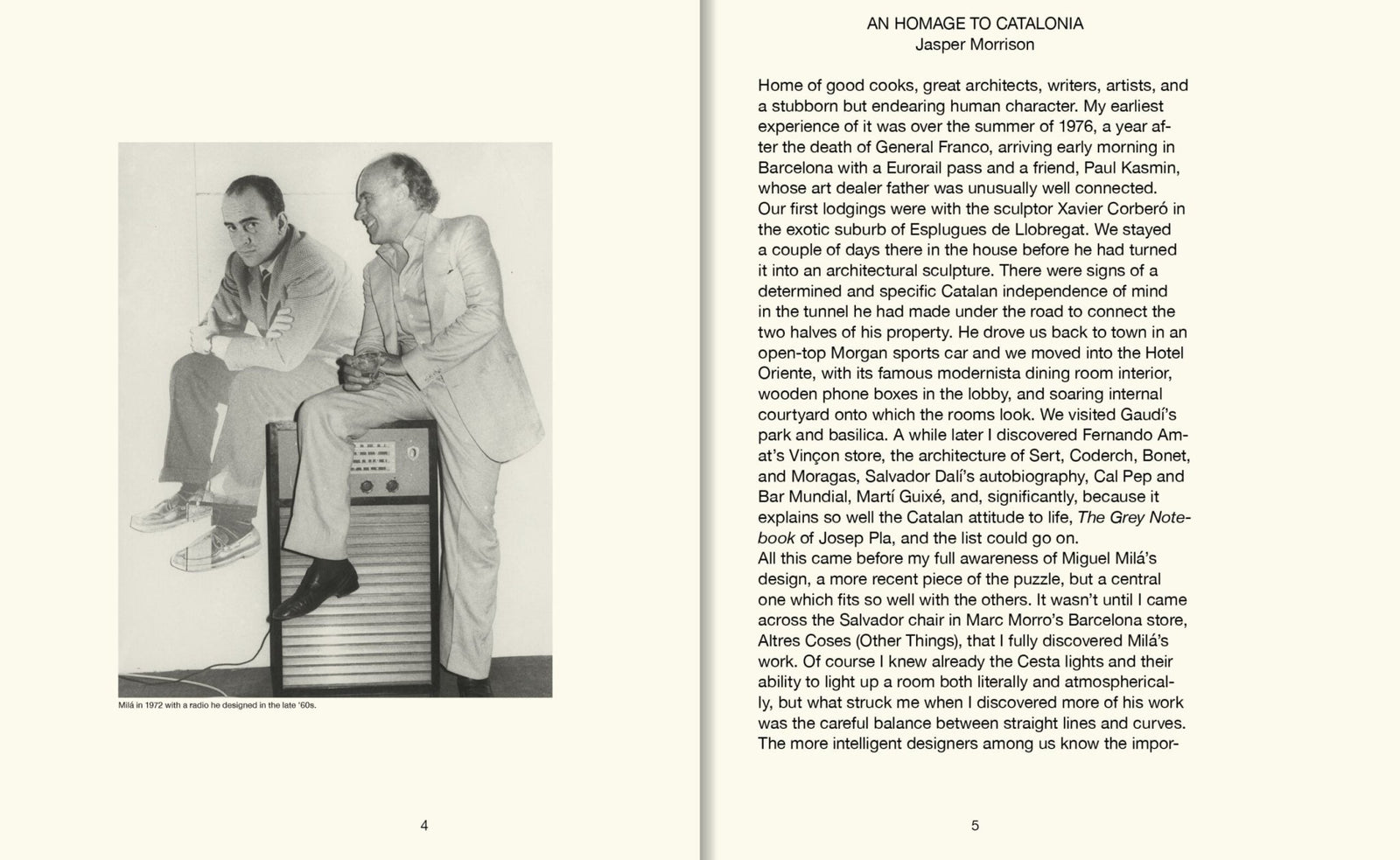 Miguel Milá: A Life in Design Book – Wms&Co.