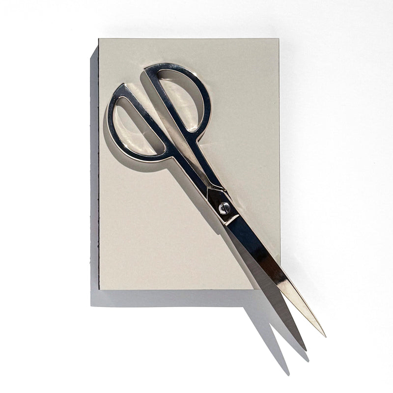 Modernist Nickel Scissors