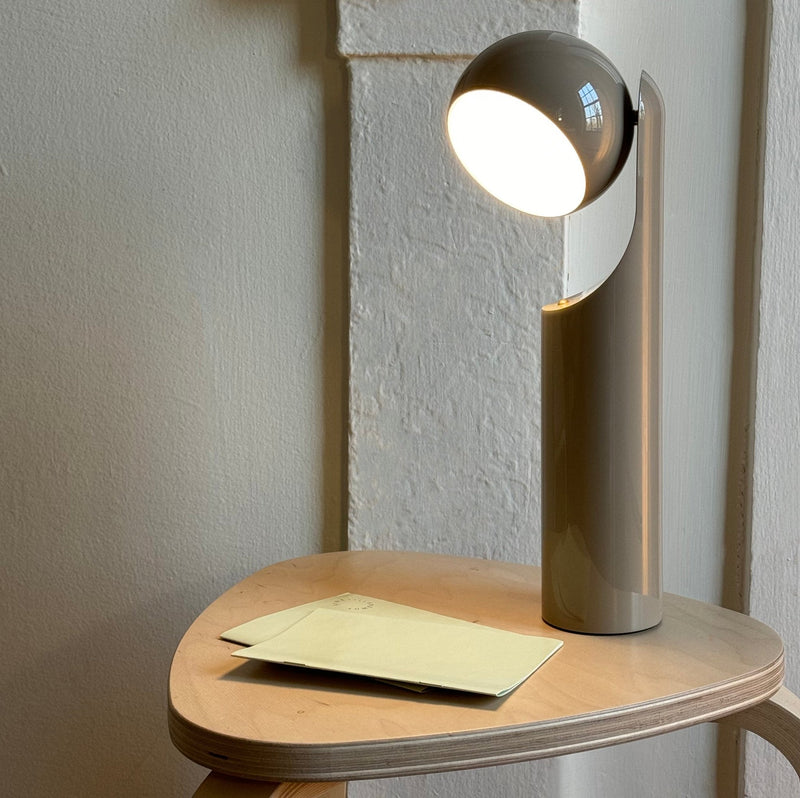 Mono Portable Lamp: Beige - Wms&Co.