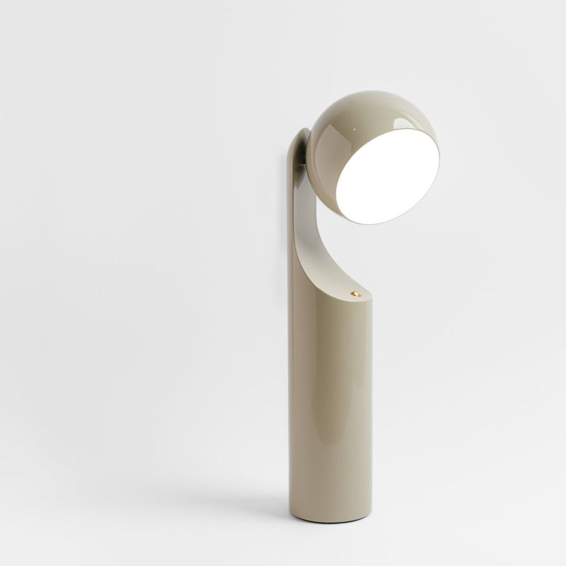 Mono Portable Lamp: Beige - Wms&Co.