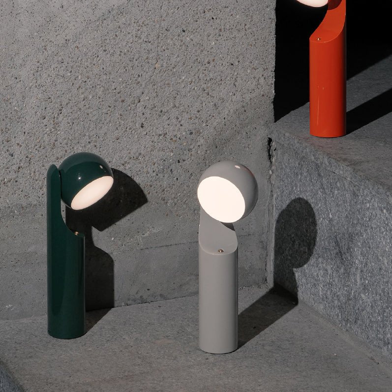 Mono Portable Lamp: Beige - Wms&Co.