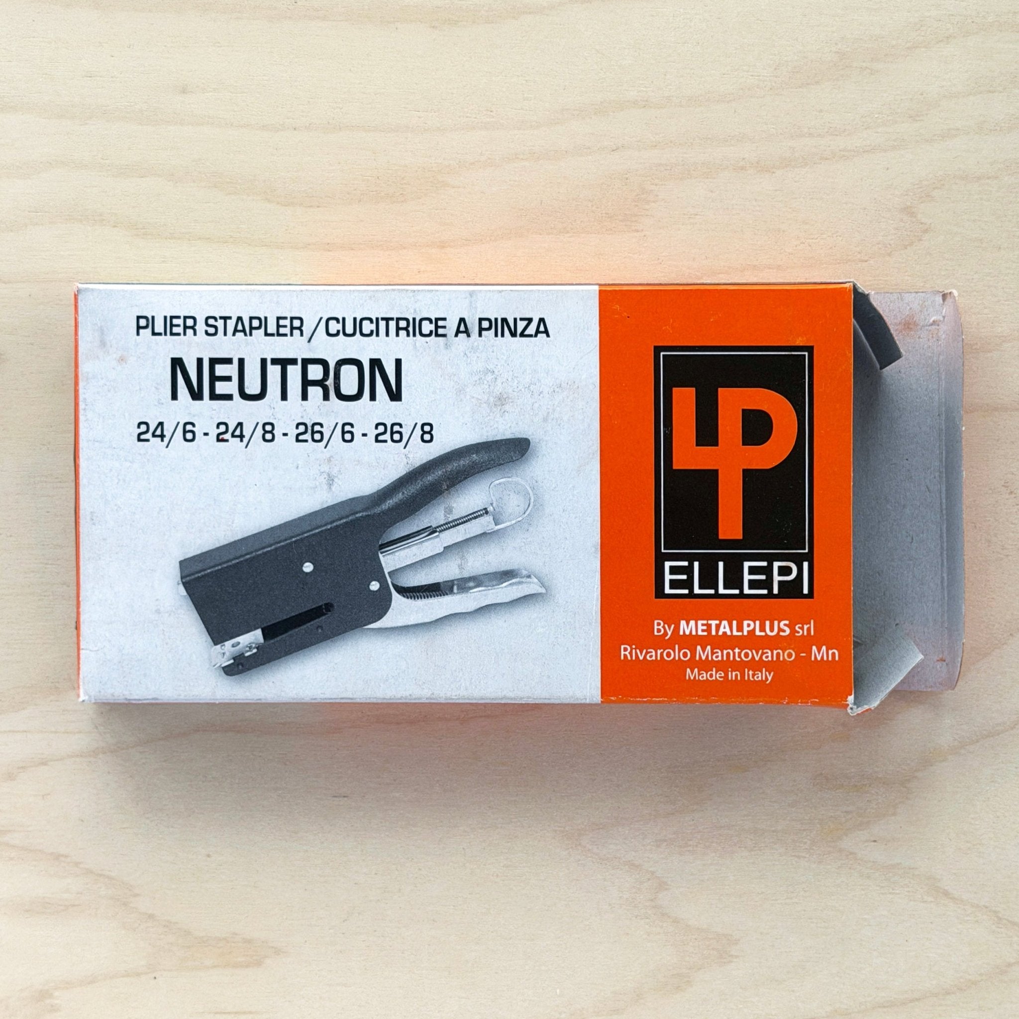 Ellepi Neutron 78 Italian Plier Stapler – Wms&Co.