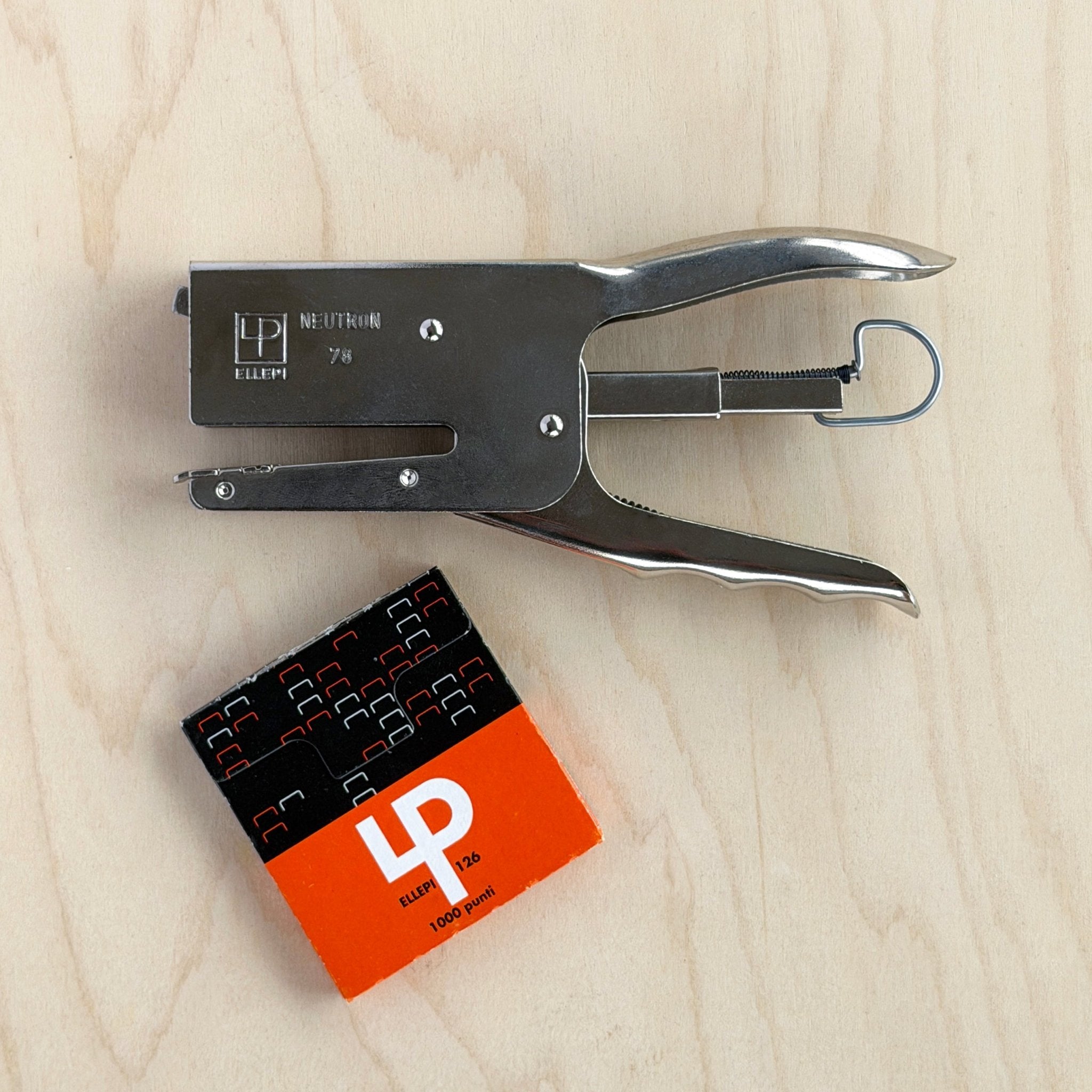 Ellepi Neutron 78 Italian Plier Stapler – Wms&Co.