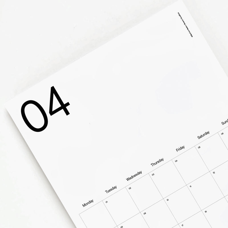 Monthly Minimalist Wall Planner 2025