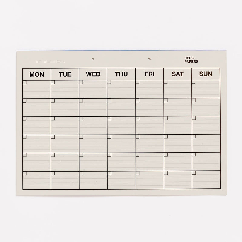 ReDo Large Monthly Planner Pad