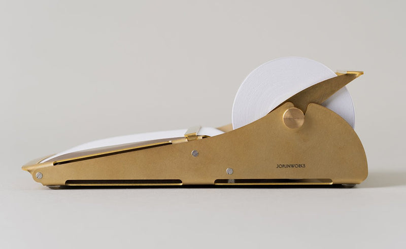 Desktop Roll Notes: Brass - Wms&Co.