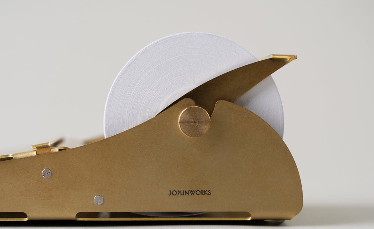 Desktop Roll Note Pad: Brass | Korean Solid Brass Note Dispenser – Wms&Co.