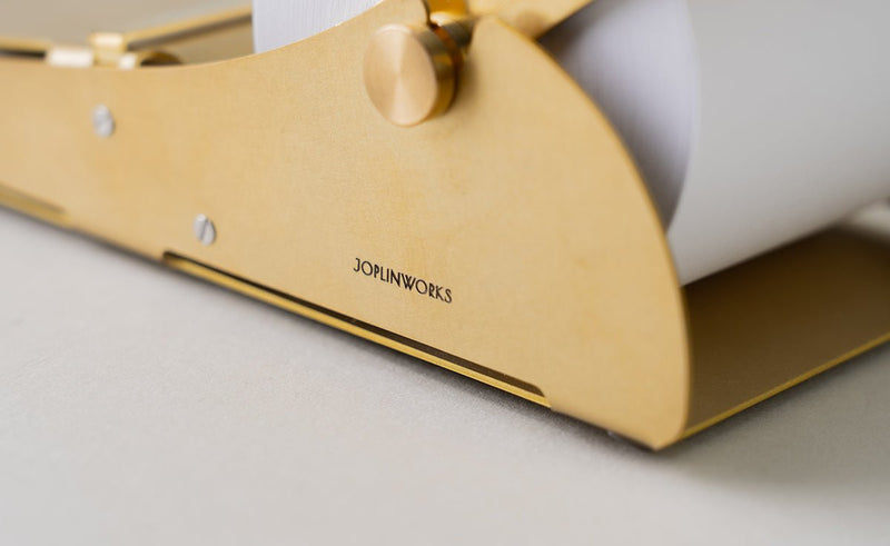 Desktop Roll Notes: Brass - Wms&Co.