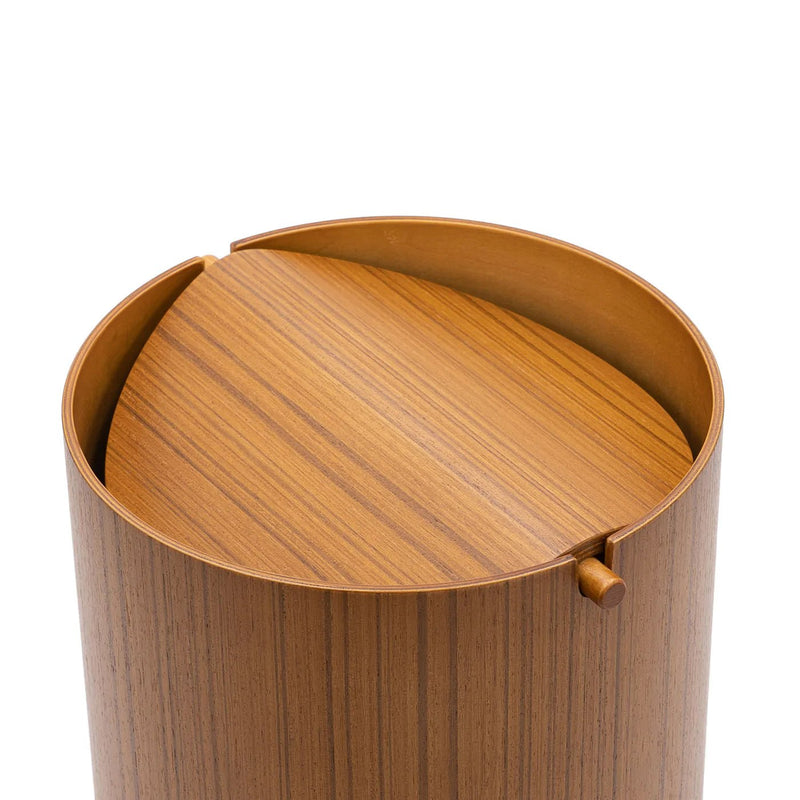 Ayous Wood Wastebasket - Wms&Co.