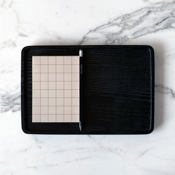 Soft Touch Pocket Notebook: Sand Grid - Wms&Co.