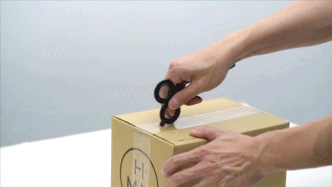 Black Dual Scissors and Stand