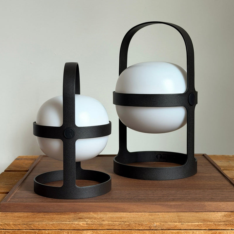 Soft Spot Portable Solar Lantern, Black | Danish Design – Wms&Co.