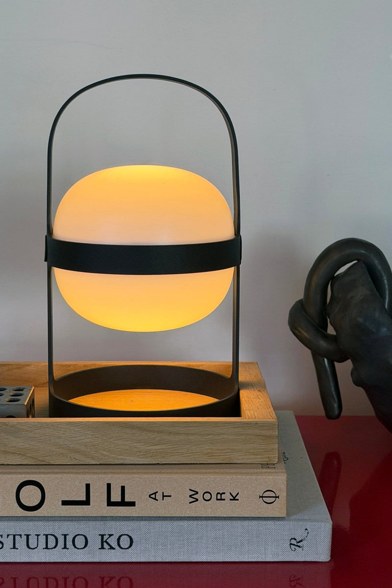 Soft Spot Portable Solar Lantern, Black | Danish Design – Wms&Co.