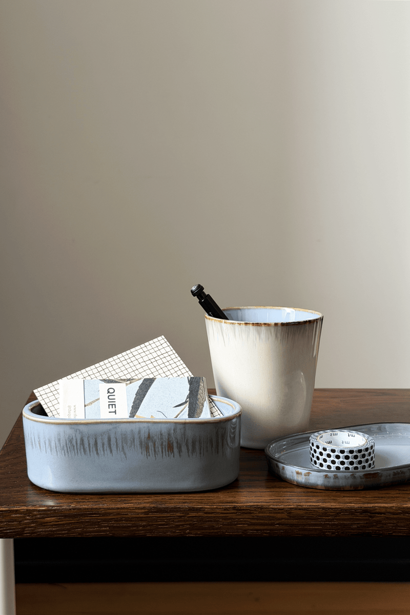 Terres de Rêves Ceramic Vessels: Smokey Blue - Wms&Co.