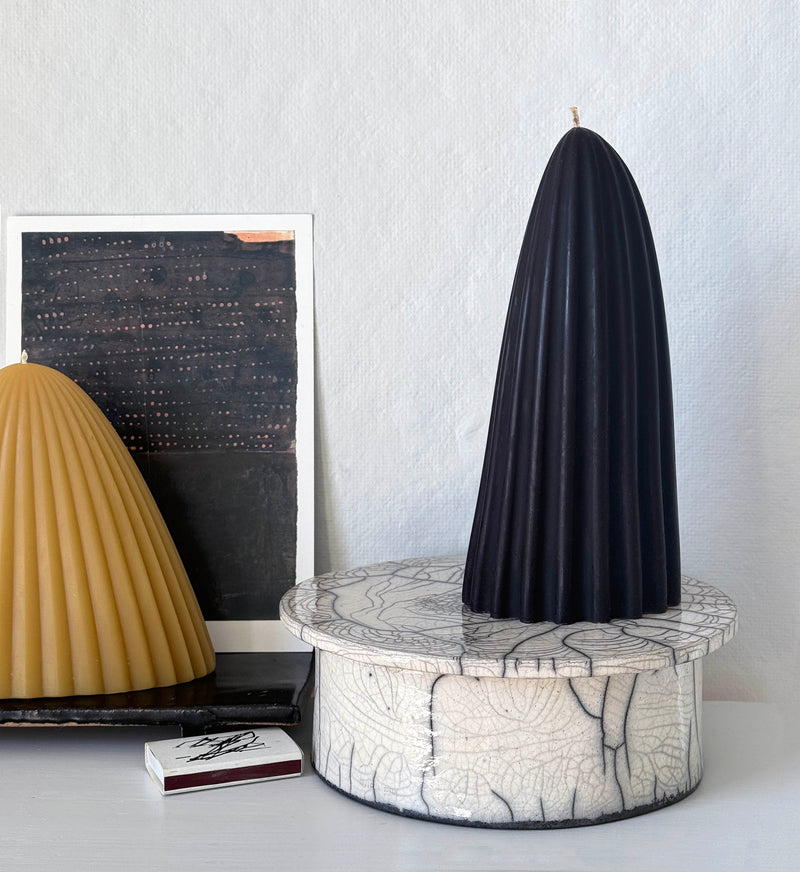 Tusk Beeswax Candles: Tall - Wms&Co.