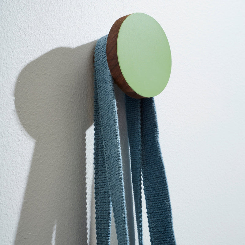 Three Wall Hooks: Enameled - Wms&Co.