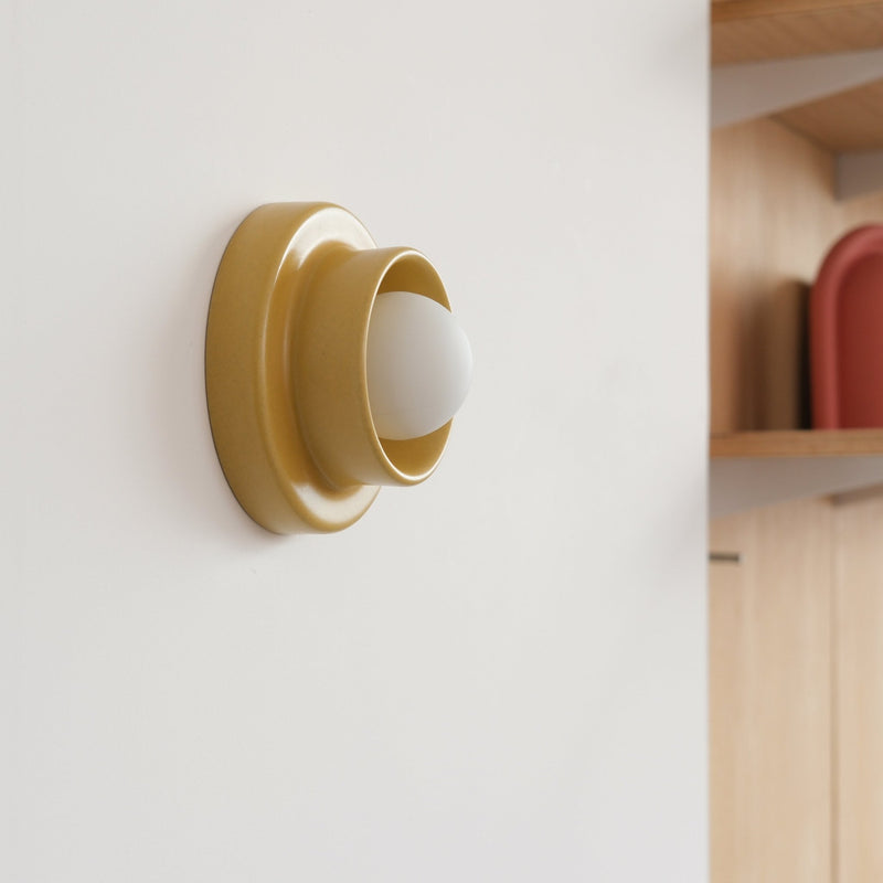Q Ceramic Sconce: 10 colorways - Wms&Co.