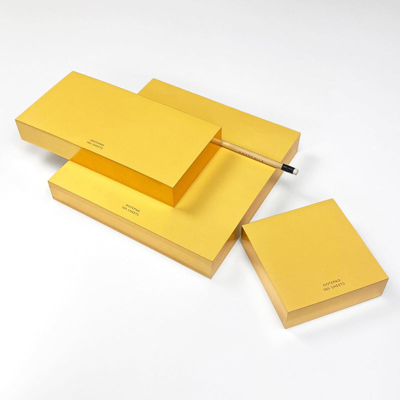 Colorpads: Yellow with gold edging - Wms&Co.