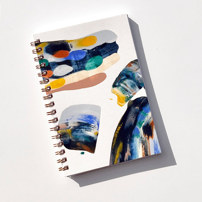 Hand - Painted Notebooks: Wave - Wms&Co.