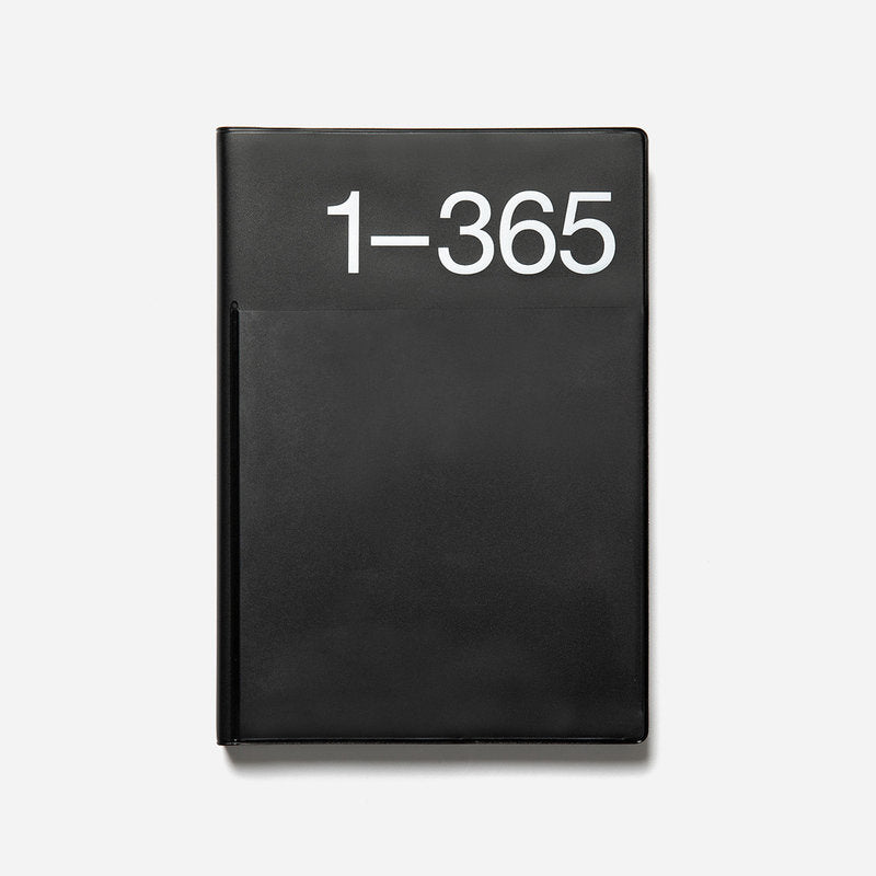 365 Journal Planner with Pocket, Black