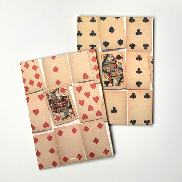 Ephemera Notebook Sets: Vintage Playing Cards