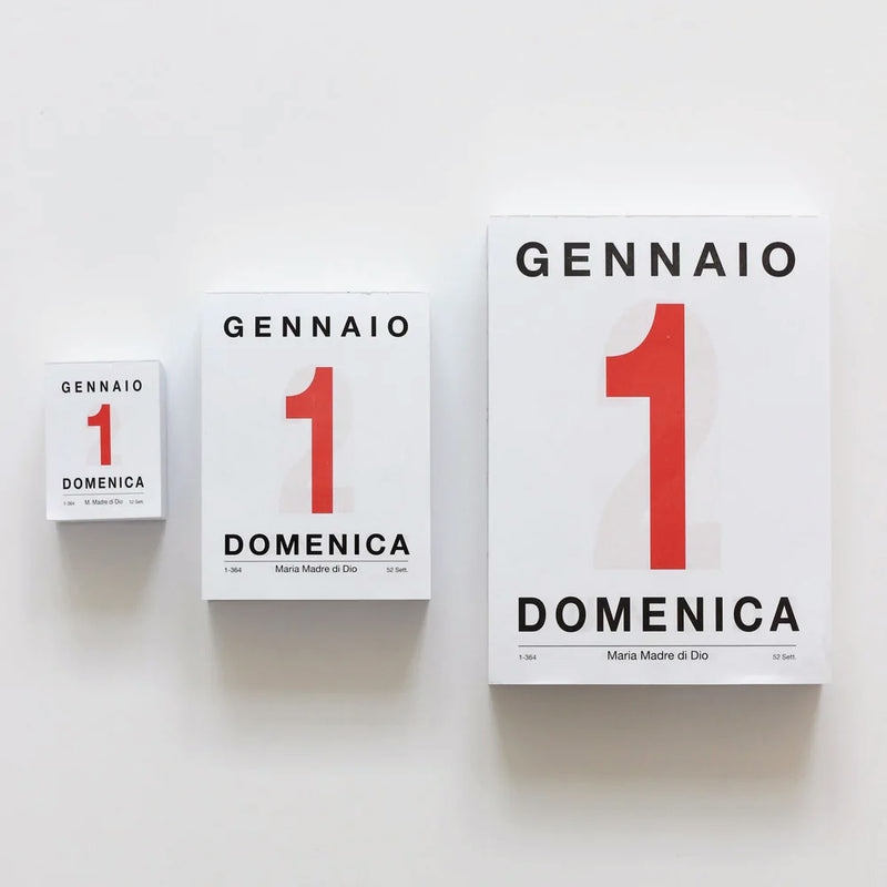 Italian Desk Calendar Pads 2024