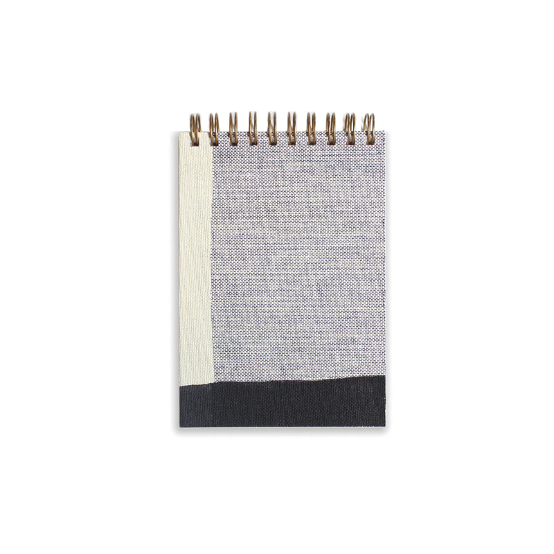 Hand-painted Spiral Notepads: Linen