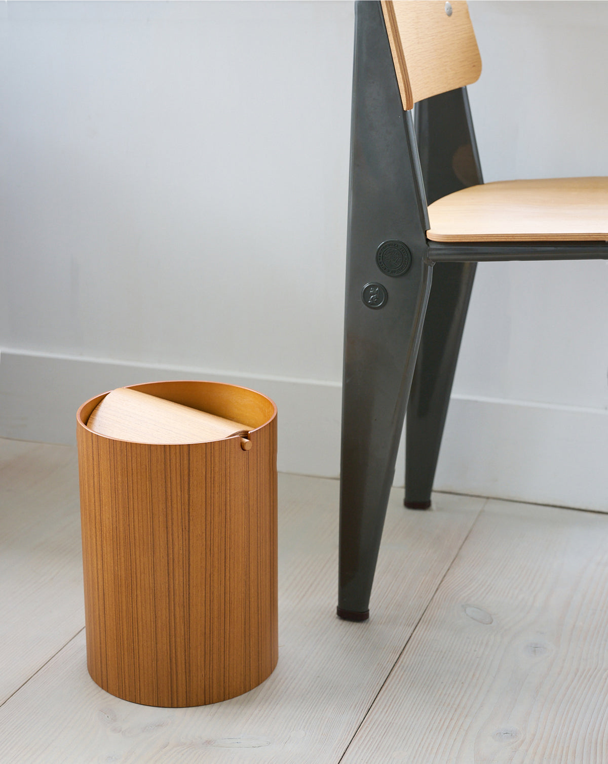 Wooden Wastebasket Natural | Saito | Japandi – Wms&Co.