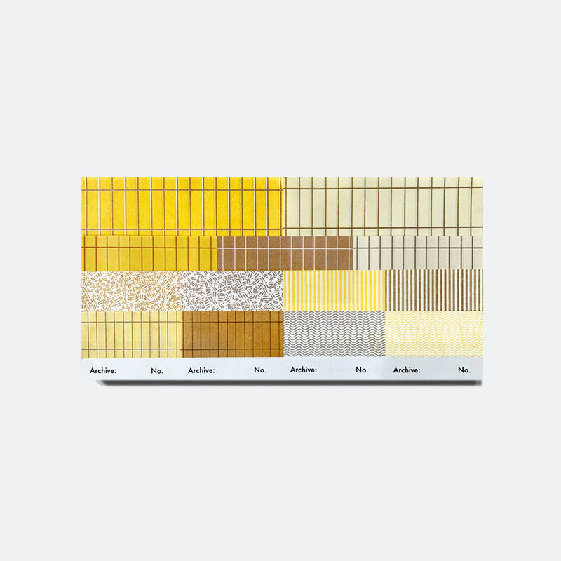 Postmaster Gummed Archive Labels: Yellow / Gold