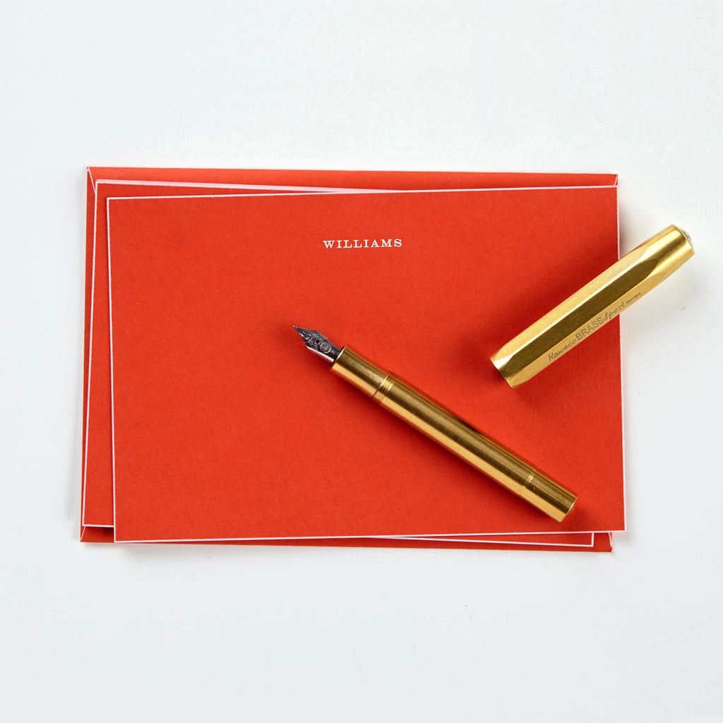 Raw Brass Fountain Pen