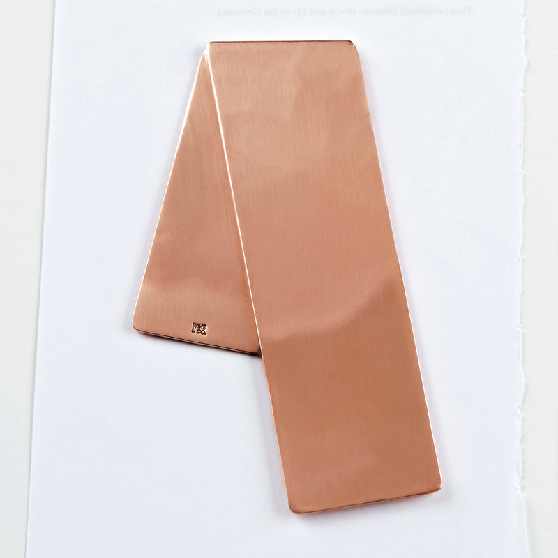 Copper Folded Book Weights