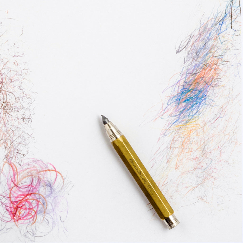 Raw Brass Clutch Pencil