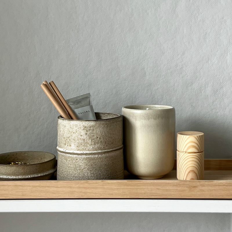 Julia Finlayson Ceramic Desk Set: Stone White