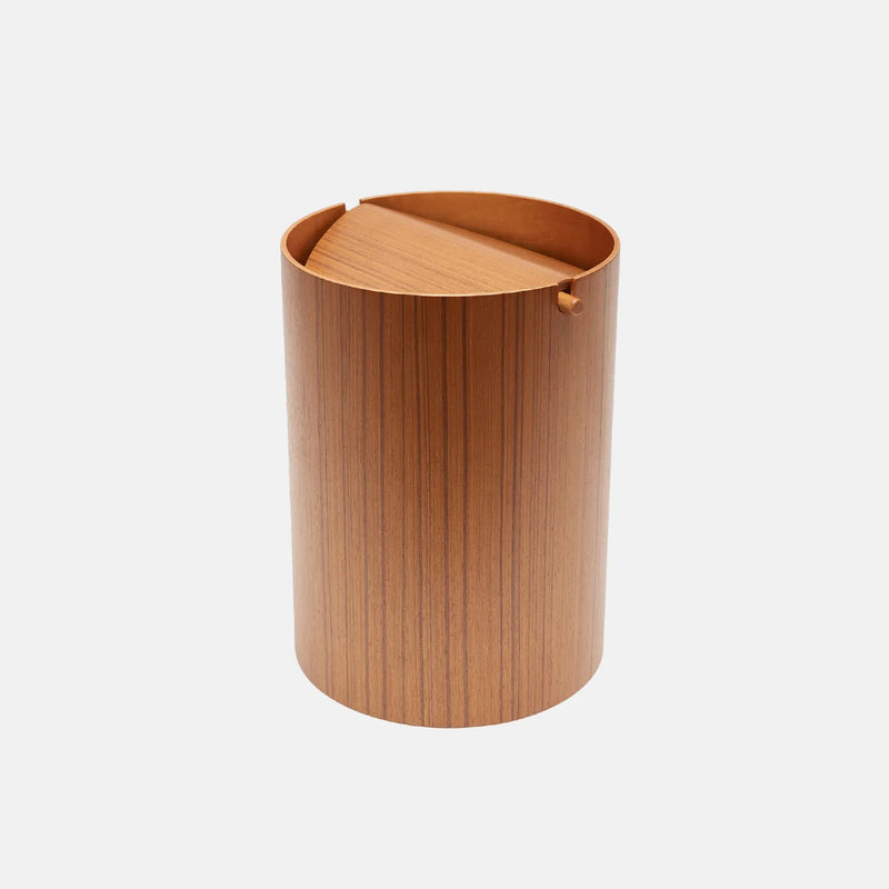 Wooden Wastebasket, Natural