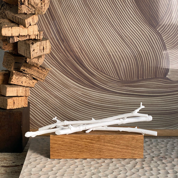 Porcelain Scenting Branches: Honey Oak