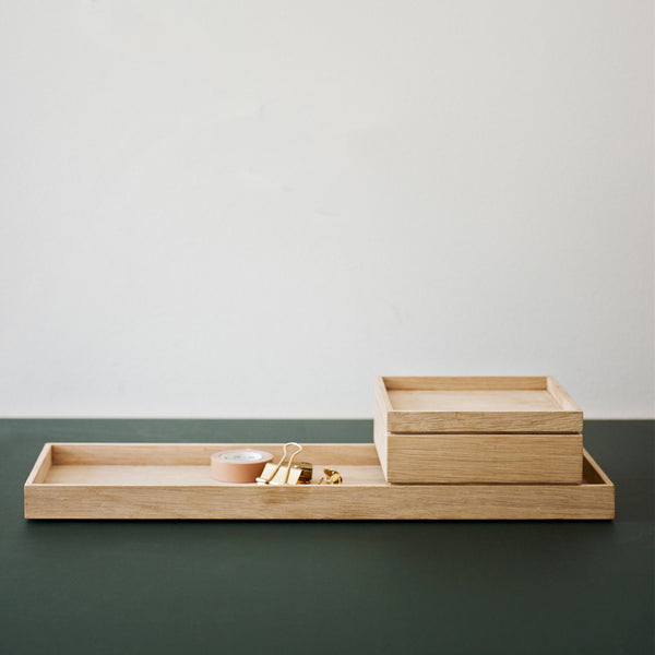 Modular Oak Desk Box